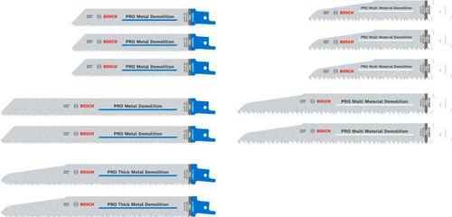 Bosch Säbelsägeblatt-Set PRO Demolition 12tlg. BIM 