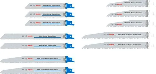 Bosch Säbelsägeblatt-Set PRO Demolition 12tlg. BIM