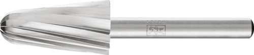 Frässtift L1630 D.16mm Kopf-L.30mm Schaft-D.6mm HSS Verz.ALU PFERD