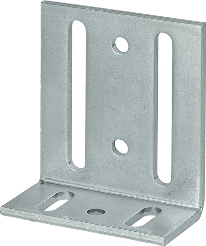 Verstellwinkel sta.L.75x35mm B.65mm S.3,5mm STA blau verz.VORMANN