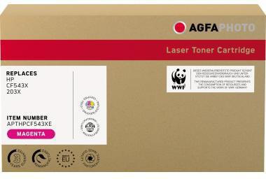 AgfaPhoto Toner APTHPCF543XE wie HP CF543X 203X magenta