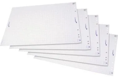 Legamaster Flipchartpapier 7-156500 98x65cm 20Bl. kariert 5 St./Pack.