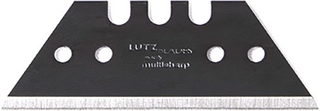 Trapezklinge multisharp L52xB18,7xS0,65mm m.Lochung 10 St./Spender LUTZ BLADES
