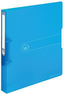 Herlitz Ringbuch 11205762 DIN A4 2Ringe 38cm transparent blau