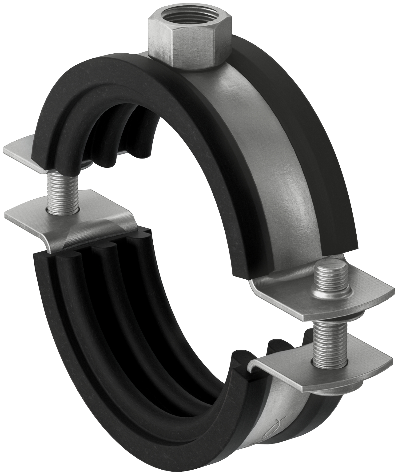 fischer Rohrschelle FRS 54-59 nicht rostender Stahl A2