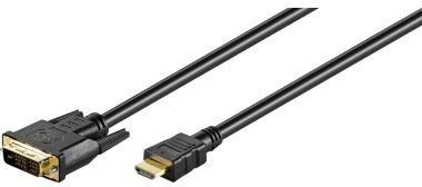 Goobay HDMI/DVI-D Kabel 51580 2m schwarz