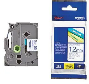 Brother Schriftbandkassette TZE233 12mmx8m laminiert bl auf ws