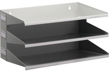 DURABLE Sortierstation 335910 A4/Folio 3Fächer Metall gr