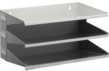 DURABLE Sortierstation 335910 A4/Folio 3Fächer Metall gr
