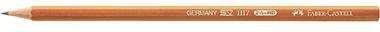 Faber-Castell Bleistift 1117 111700 sechskantform HB braun