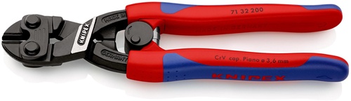 Kompaktbolzenschneider CoBolt Länge 200 mm Mehrkomponenten-Hüllen weich 6 mm mittel 5,2 mm hart 4 mm KNIPEX