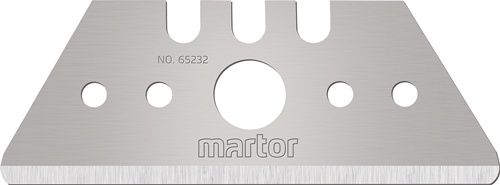 Trapezklinge 65232 L50,1xB19xS0,63mm m.Lochung 10 St./Spender MARTOR
