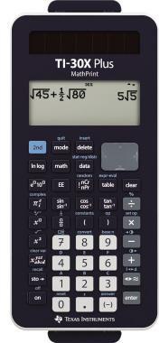 Texas Instruments Schulrechner Plus MathPrint TI-30 X 30XPLMP sw