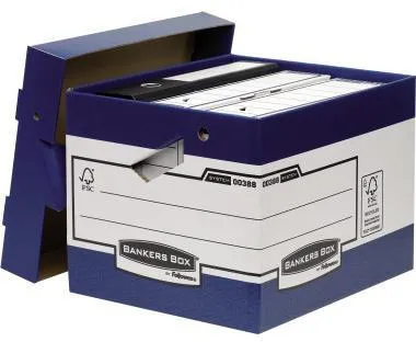Bankers Box Archivbox Ergo Box Heavy Duty 0038801 blau