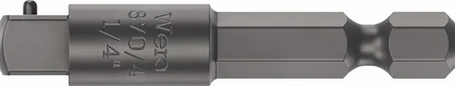 Adapter 870/4 Antriebssechskant 1/4 Zoll Abtriebs-4-KT.1/4 Zoll L.50mm WERA