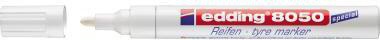 edding Reifenmarker 8050 4-8050049 2-4mm Rundspitze weiß