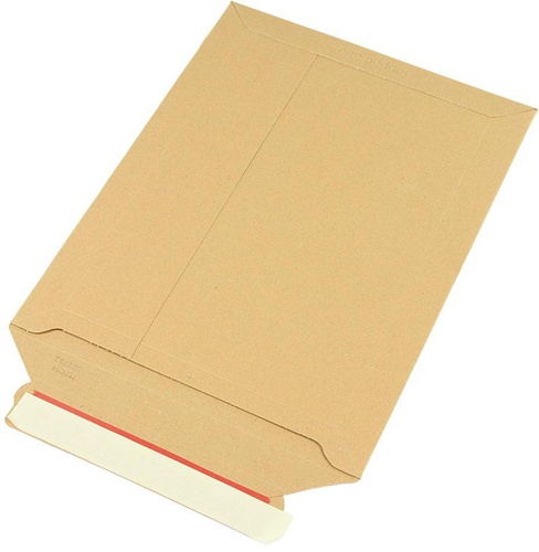 Versandtasche Maße 240x315mm A4 Gewicht 500g/qm Vollpappe braun SK TRANSPAK