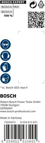 Bosch Hammerbohrer Expert SDS plus-8X D.32mm Arbeits-L.400mm L.520mm 5 St.