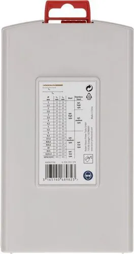 Bosch Metallbohrer-Set PRO Stainless Steel 25tlg. Arbeits-L.12-101mm D.1-13mm
