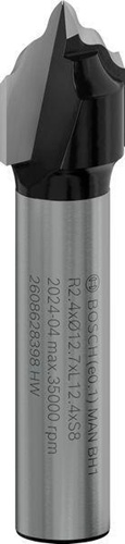 Bosch Profilfräser H Arbeits-L.12,7mm D.12,7mm L.46mm Schaft 8mm Radius 2,4mm