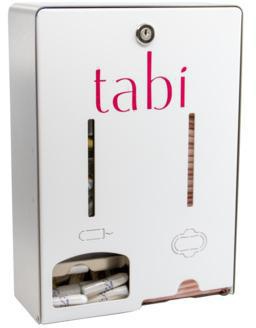 tabi Tampon- und Bindenspender 7168Spender weiß