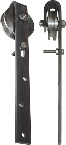 Schiebetorrolle m.Bügel 75mm VA roh 260kg 9/11mm HBS-BETZ