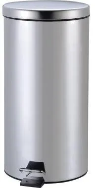 ZWINGO Tretabfalleimer Z2300300 20l Stahl rund Edelstahl