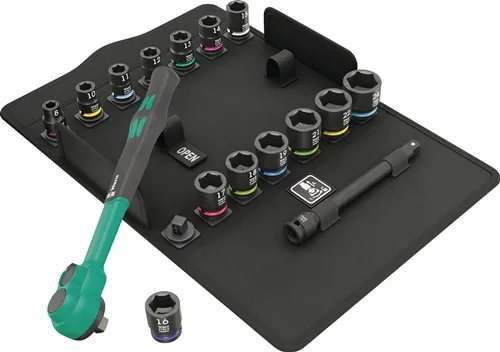 Steckschlüsselsatz 8100 SB 12 16-tlg.3/8 Zoll Z.80 WERA