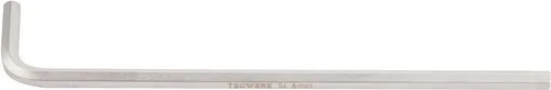 TECWERK Sechskantwinkelschraubendreher SW 6mm lang 180x32mm