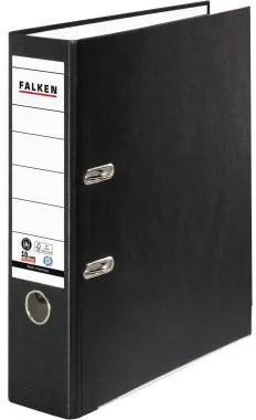 Falken Ordner Recycolor 11285558 DIN A4 80mm Papier schwarz
