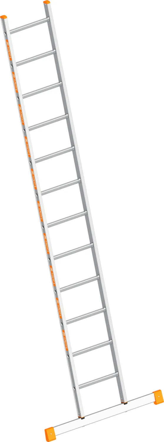 Layher Sprossenanlegeleiter TOPIC 1054 12 Sprossen mit Traverse