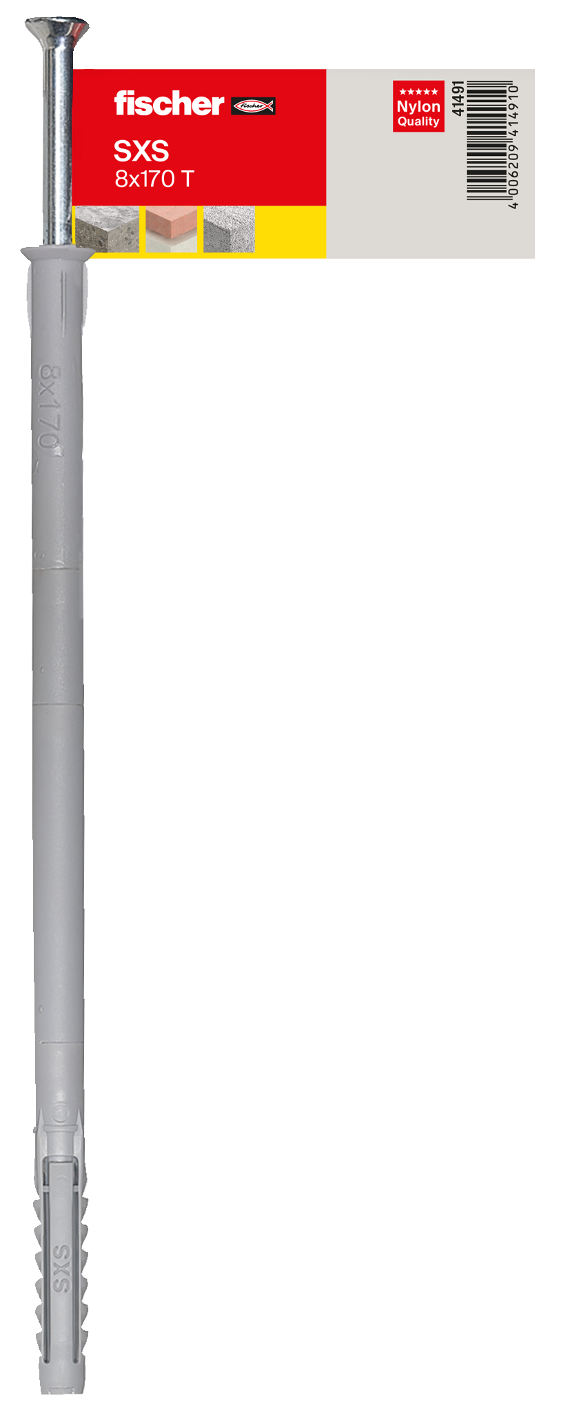 fischer Langschaftdübel SXS 8 x 170 T E Einzelpreisauszeichnung