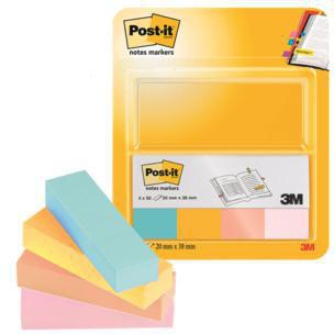 Post-it Haftstreifen Page Marker 670-4B 20x38mm sortiert 4St.