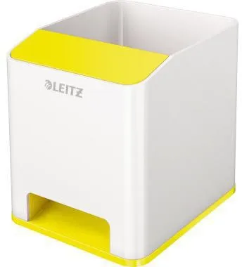 Leitz Stifteköcher WOW 53631016 weiß/gelb