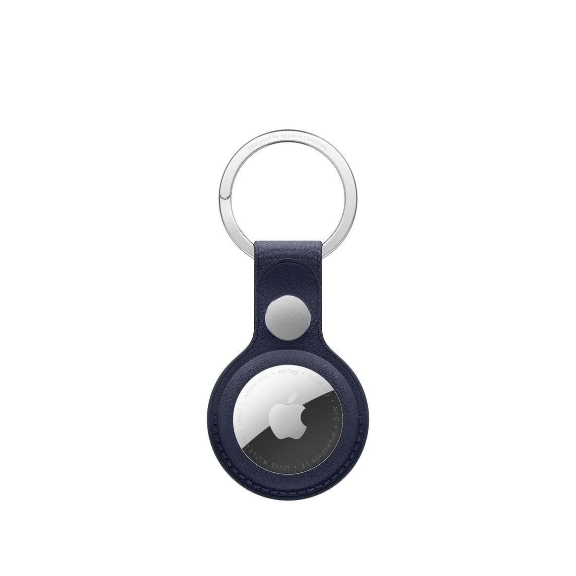 Apple AirTag Feingewebe Schlüsselanhänger, Navy