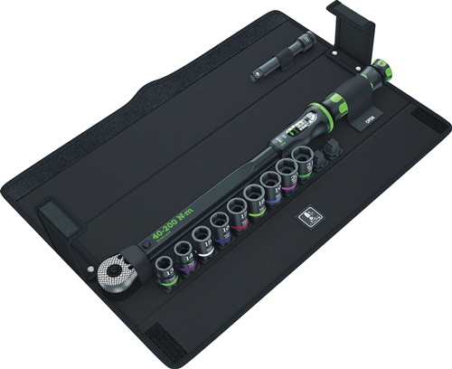 Drehmomentschlüsselset Klick-Torque C 3 Set 2 11-tlg.40-200 Nm 1/2 Zoll WERA