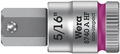 Steckschlüsseleinsatz 8740 A HF 1/4 Zoll i6-KT.SW 5/16 Zoll L.28,0mm WERA