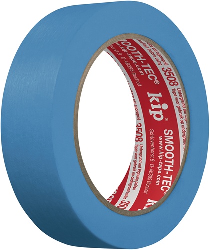 Glattkreppband 3508 SMOOTH-TEC® glatt blau L.50m B.30mm KIP