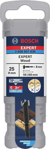 Bosch Forstnerbohrer EXPERT Wood D.25mm Schaft 8mm