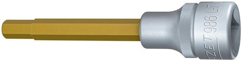 Steckschlüsseleinsatz 986L-7 1/2 Zoll Innen-6-kant SW 7mm L.100mm HAZET