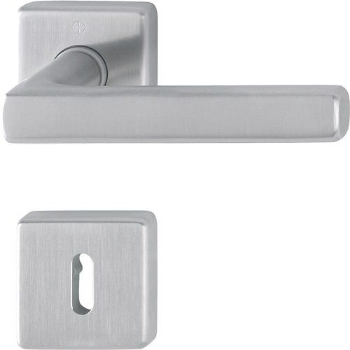 Rosettengarnitur Edelstahl F69 HOPPE