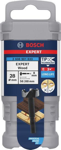 Bosch Forstnerbohrer EXPERT Wood D.28mm Schaft 8mm