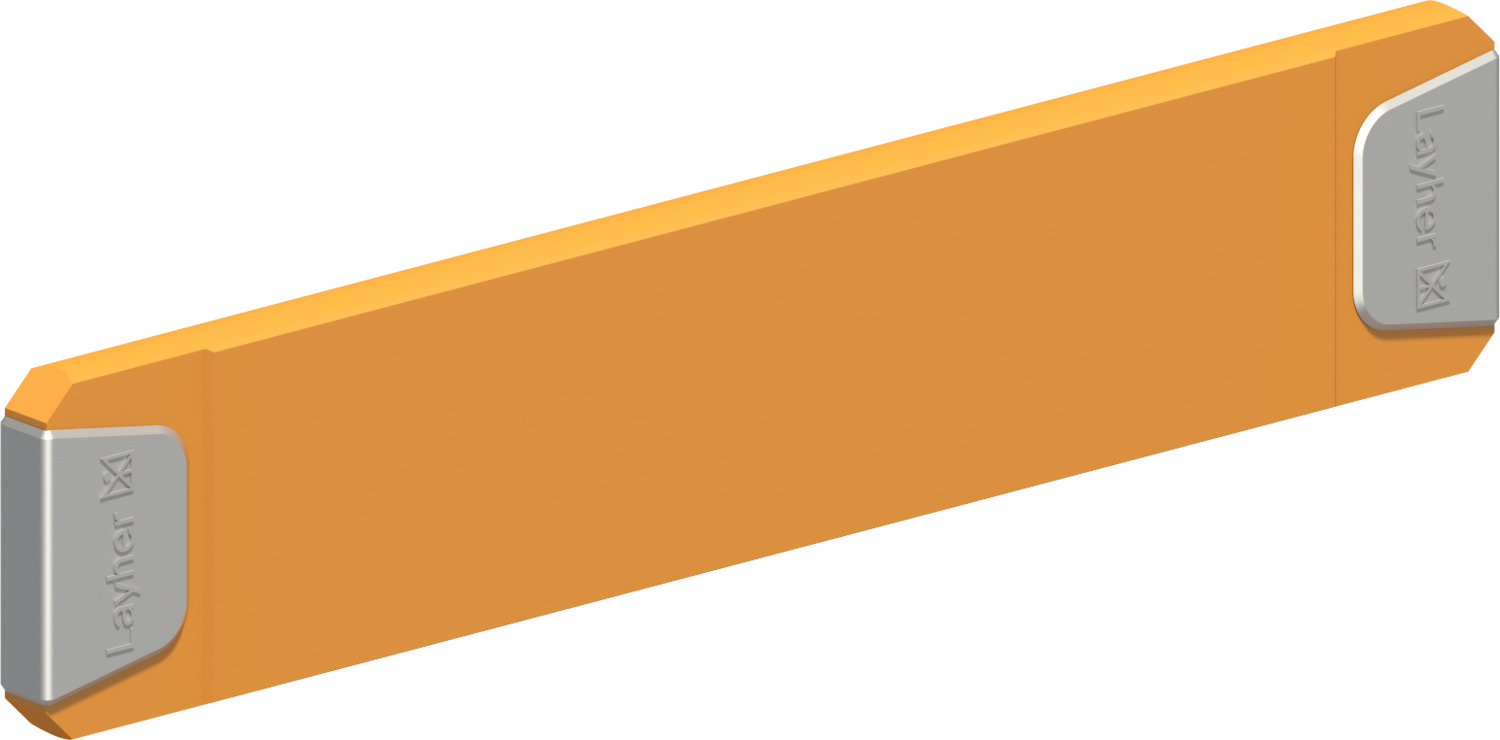 Layher Stirn-Bordbrett orange 0,75 m