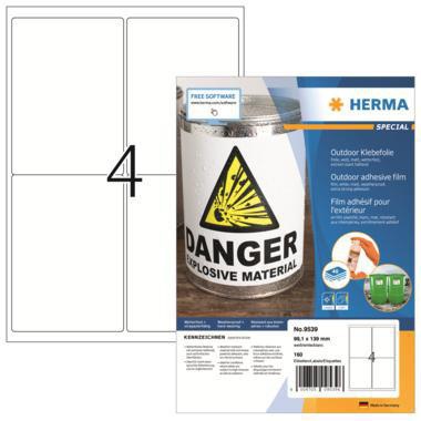 HERMA Etikett Outdoor 9539 99,1x139mm weiß 160 St./Pack.