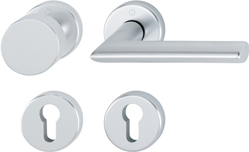 Rosettengrt.Stock.58/42KV/42KVS/1140 Alu.F1 rd.PZ DIN L/R fl.D/K HOPPE