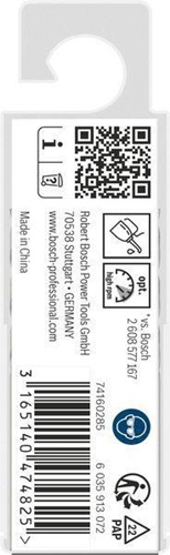 Bosch Metallbohrer PRO Metal Arbeits-L.30mm D.2,4mm L.57mm 10St.