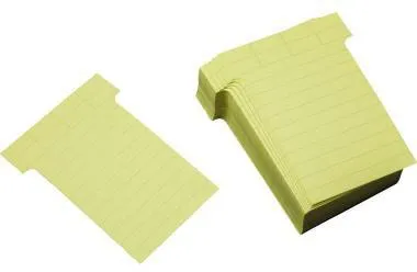 Ultradex T-Karte 542150 60x85mm gelb 100 St./Pack.