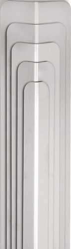 Eckschutzwinkel L.1500mm Schenkelhöhe 30x30mm VA 1.4301 geb.Korn 240