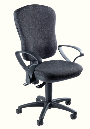Bürodrehstuhl m.Permanentkontakt anth.420-550mm o.Armlehnen Trgf.110kg TOPSTAR
