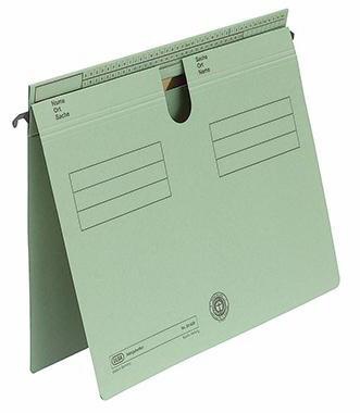 ELBA Hängehefter 100555353 DIN A4 kaufm./Amtsheftung Karton grün